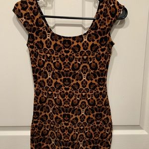 Leopard mini dress